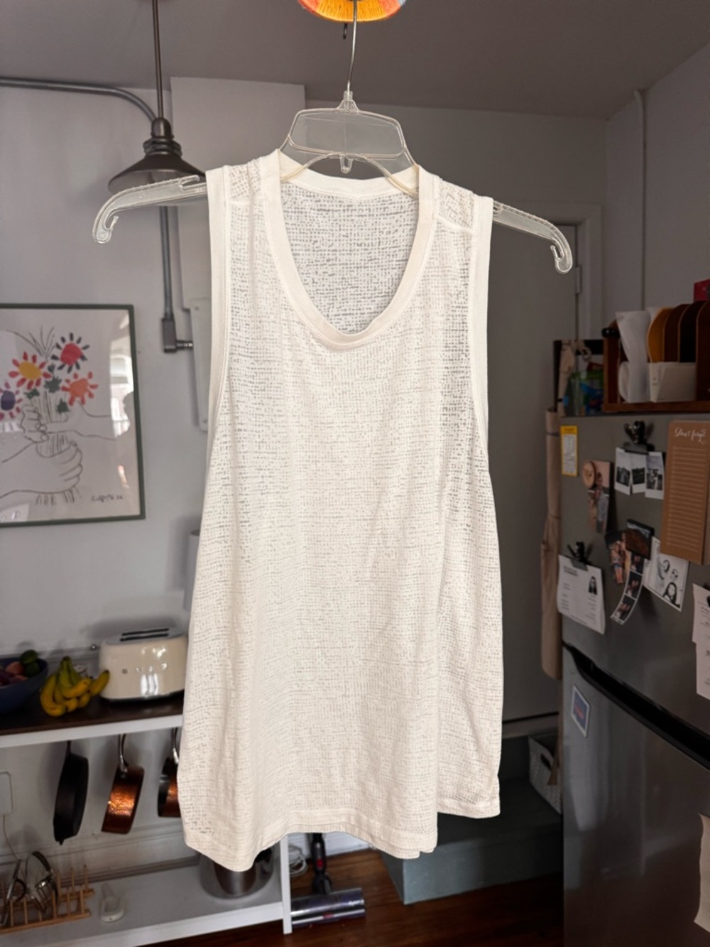 Lululemon white tank top